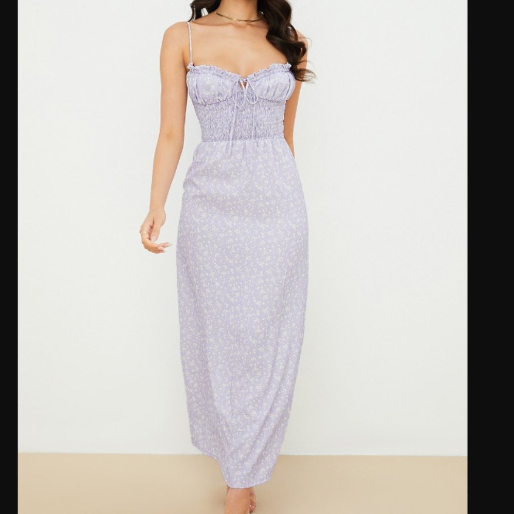 House of CB Lilac Floral Dress